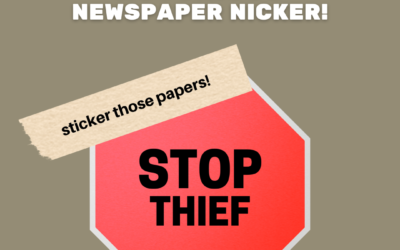 Newspaper Thief!