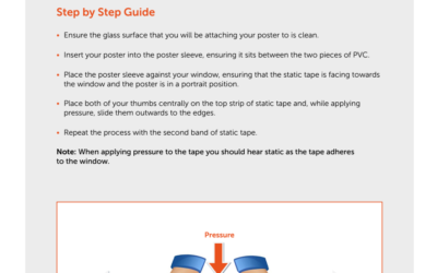 Self-Cling Window Poster Displays